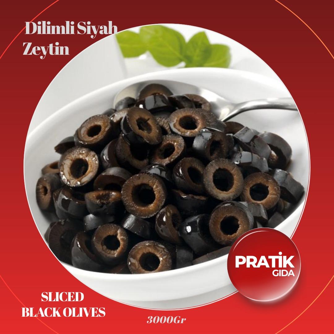 Dilimli Siyah Zeytin